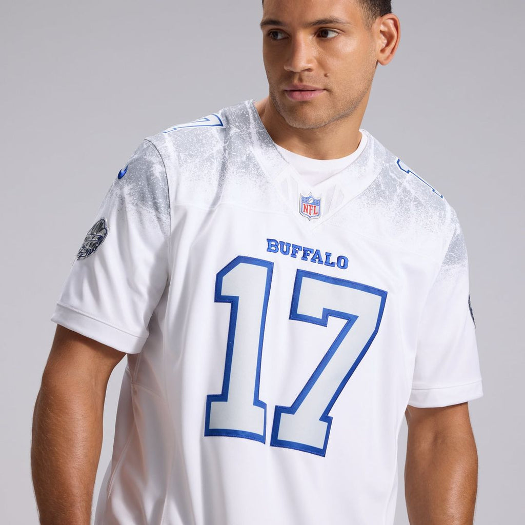 Josh Allen Buffalo Bills Rivalries Collection Stitched Limited Jersey - White