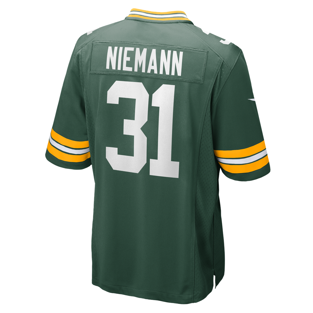Nick Niemann Green Bay Packers Game Jersey - Green