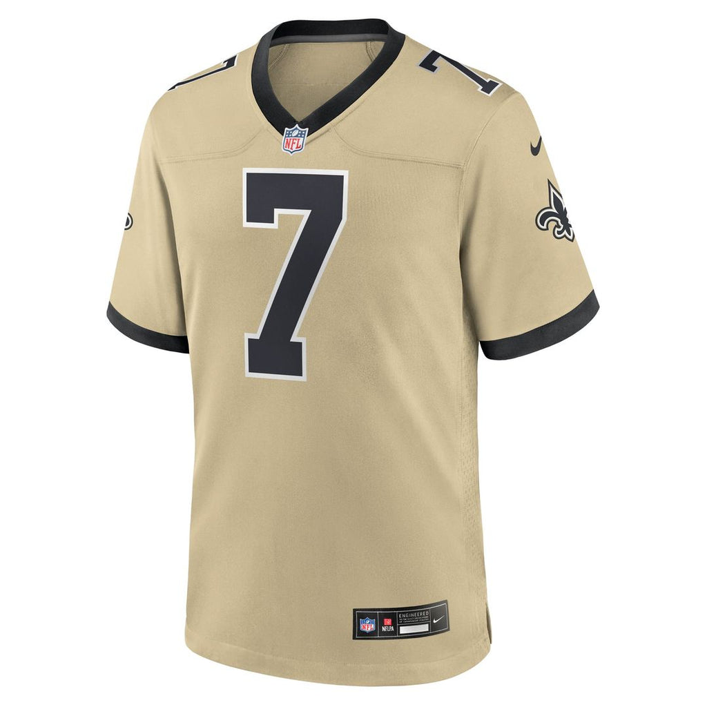 Taysom Hill New Orleans Saints Gameday Golds Alternate Game Jersey - Gold