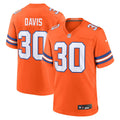 Terrell Davis Denver Broncos Alternate Game Jersey - Orange