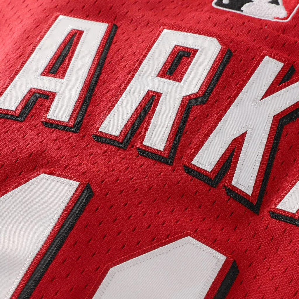 Cincinnati Reds Barry Larkin Mitchell & Ness Black Cooperstown Collection Mesh Batting Practice Button-Up Jersey
