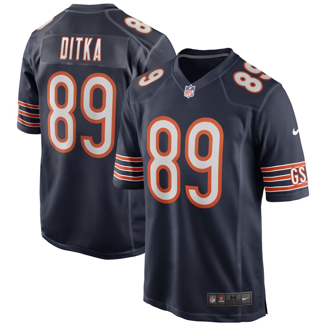 Mike Ditka Chicago Bears Game Jersey - White