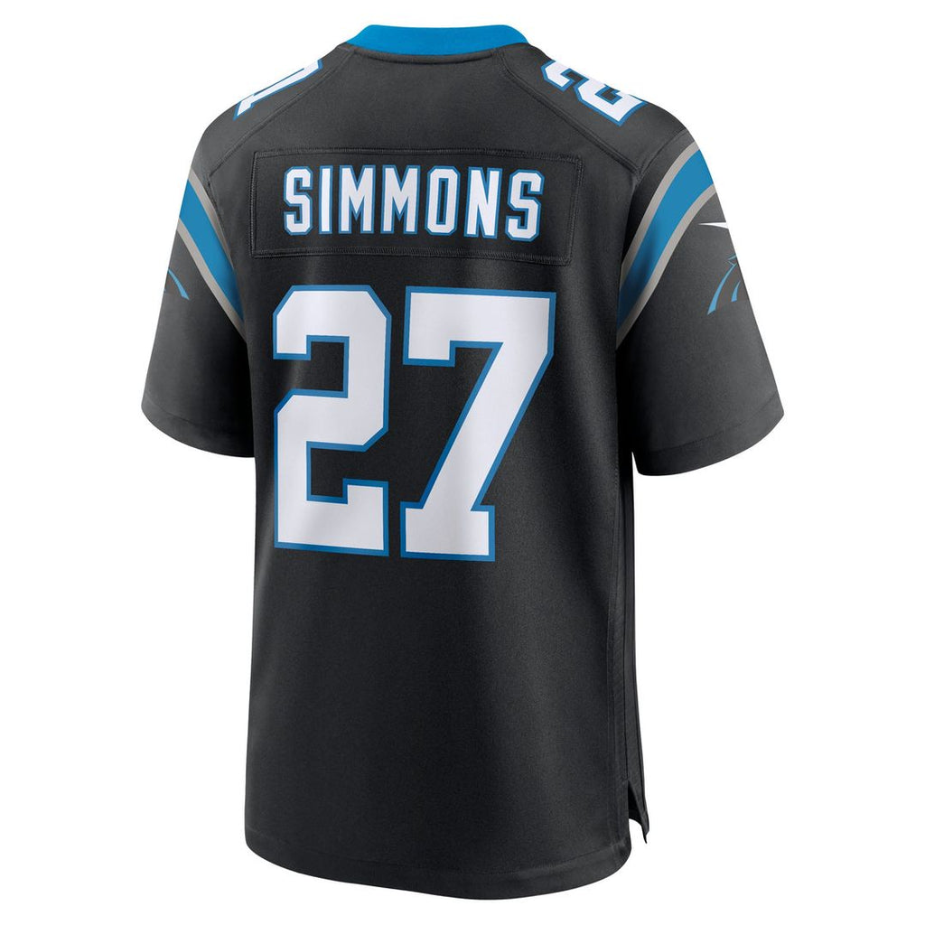 Isaiah Simmons Carolina Panthers Game Jersey - Black