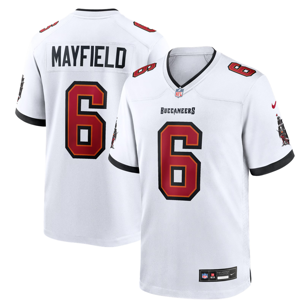 Baker Mayfield Tampa Bay Buccaneers Away Game Jersey - White