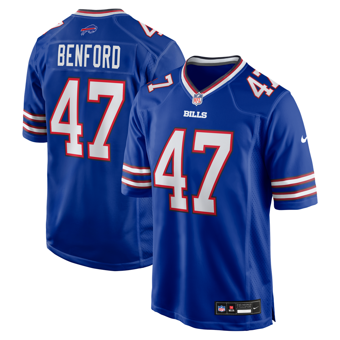 Christian Benford Buffalo Bills Game Jersey - Royal Blue