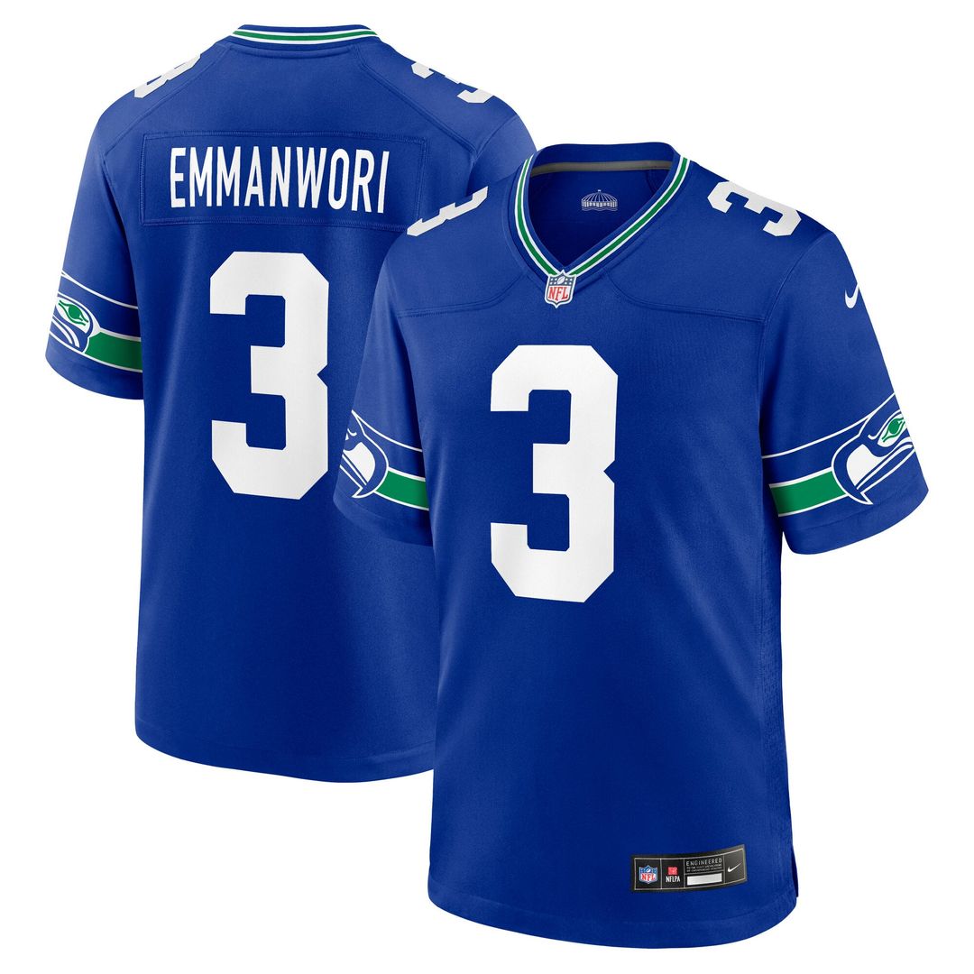 Nick Emmanwori Seattle Seahawks Game Jersey - White